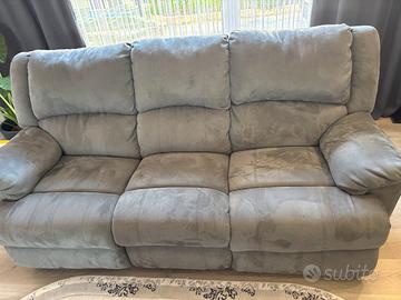 Divano 3 posti - 2 recliner elettrici