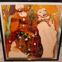 Quadro dipinto a mano su plessiglas 