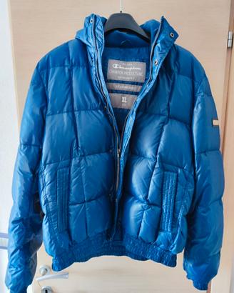 Piumino Champion vintage blu XL Duck down jacket