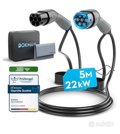 Cavo da Ricaricare Auto Elettrica Tipo 2