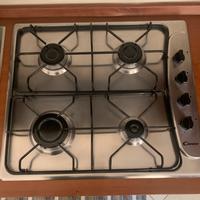 Piano cottura a gas 4 fuochi
