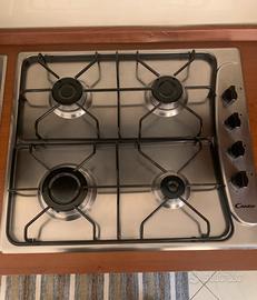 Piano cottura a gas 4 fuochi