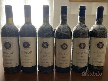 Verticale Sassicaia 1998-2018