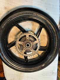 Coppia ant post cerchi aprilia rs 125 2t