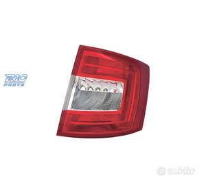 FANALE DESTRO PER SKODA OCTAVIA SW 13-16 BIANCO RO