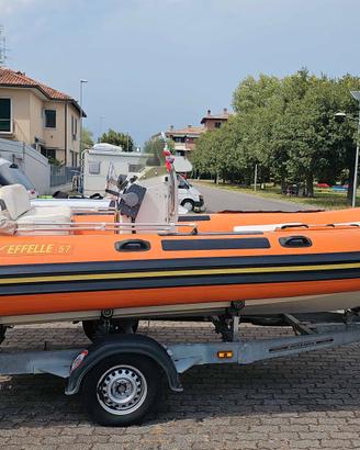 Gommone Effelle 5.7m + Mercury 125 + carrello