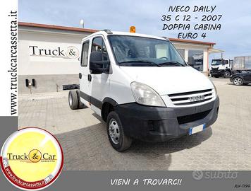 IVECO DAILY 35C12-2007-DOPPIA CABINA-TELAIO-€4