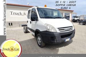 IVECO DAILY 35C12-2007-DOPPIA CABINA-TELAIO-€4