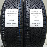 2 GOMME 195 65 15 BRIDGESTONE RB100