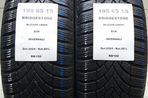2 GOMME 195 65 15 BRIDGESTONE RB100
