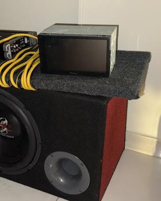 Subwoofer+amplificatore+cavi GroundZero 300Watt