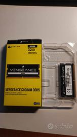 Ram DDR5 32Gb Sodimm Corsair Vengeance CL40 1x32GB