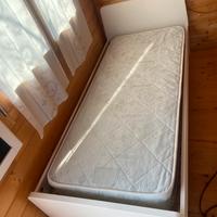 Letto singolo ikea con materasso