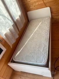 Letto singolo ikea con materasso