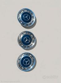 Tris coppe ruota Mercedes  W114, W108, W116, W123