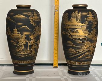 Coppia vasi giapponesi antichi