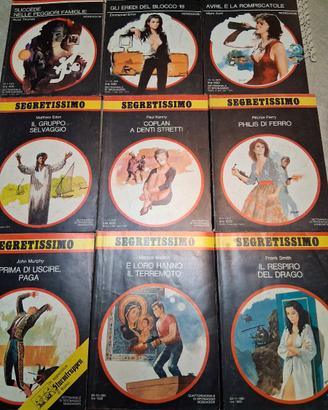 Lotto n. 9 Gialli SEGRETISSIMO vintage