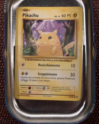 Carta pokemon pikachu 2016
