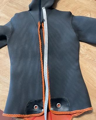 Muta giacca 5 mm tagliaS e guanti taglia S