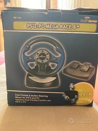 Volante e pedaliera PS2-PC