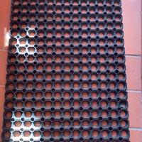 zerbino gomma esterno, antiscivolo a griglia