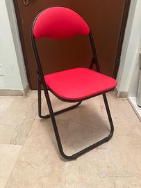Sedie imbottite pieghevoli salva spazio