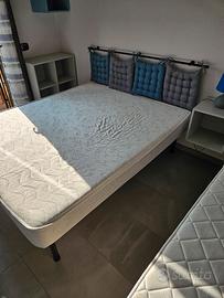 Letto rete a doghe completo di materasso