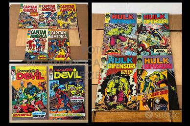 Fumetti Ed. Corno CAP. AM. - DEVIL - HULK