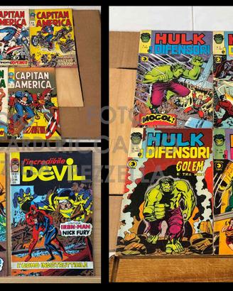 Fumetti Ed. Corno CAP. AM. - DEVIL - HULK