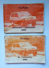 2 LIBRETTI FIAT PANDA 1^ serie MANUALI ORIGINALI