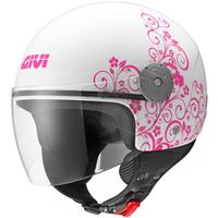 Casco jet Givi 10.7 Mini-J Art Nouveau Rosa