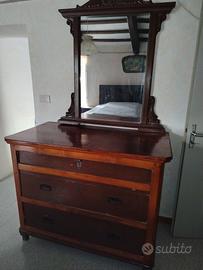 Comò con specchio 
