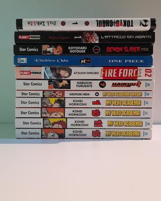 Manga Shonen collection + 3 manga gratis