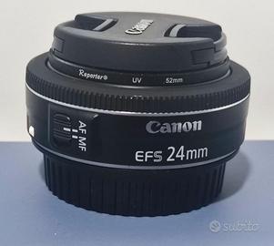 Canon EF-S 24mm f/2.8 STM + filtro UV Reporter