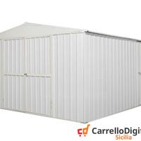 Box prefabbricato in acciaio 360x430cm bianco