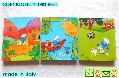 Vintage 1982 PUFFI Carta da Lettere 3 Folder NUOVI