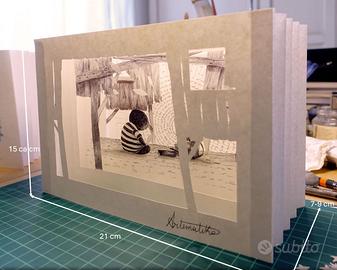 Tunnel Book in carta o Libretto d'artista