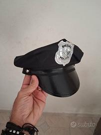 Cappello poliziotto poliziotta carnevale Halloween