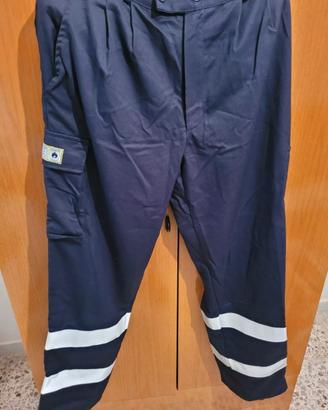 Pantaloni da lavoro uomo invernale imbottito 48