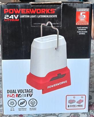 Faretto  Powerworks Bauhaus - Nuovo Sigillato 