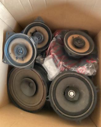 Impianto audio car vintage funzionante