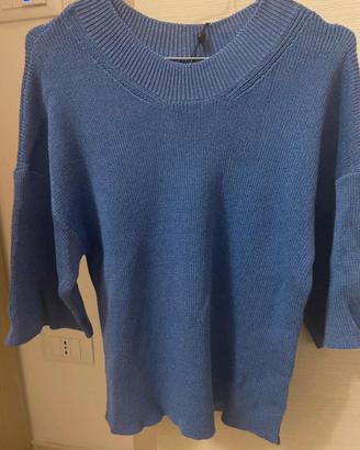 Maglione blu Massimo Dutti
