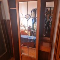 Mobile ingresso legno/specchi