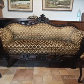 Divano e sedie Luigi Filippo