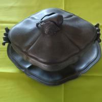 zuppiera arte di Ungaro  peltro 