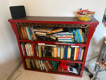 Libreria orientale in teak