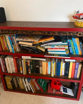 Libreria orientale in teak