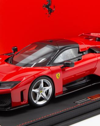 BBR Ferrari F80 Rosso Corsa Silver Wheels 1:18