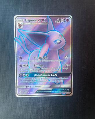 Carta pokemon espeon GX