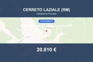 Immobile in asta di 54 m² a Cerreto Laziale